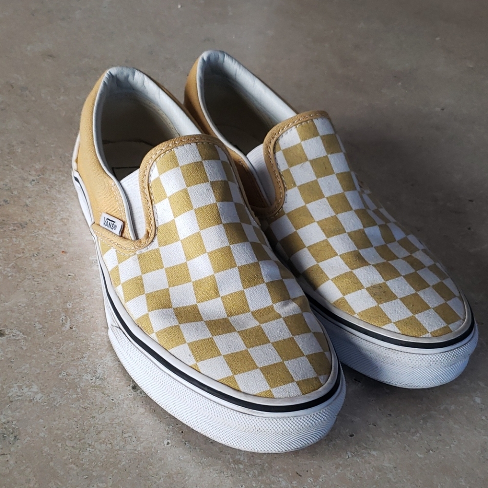 Ochre Slip Ons